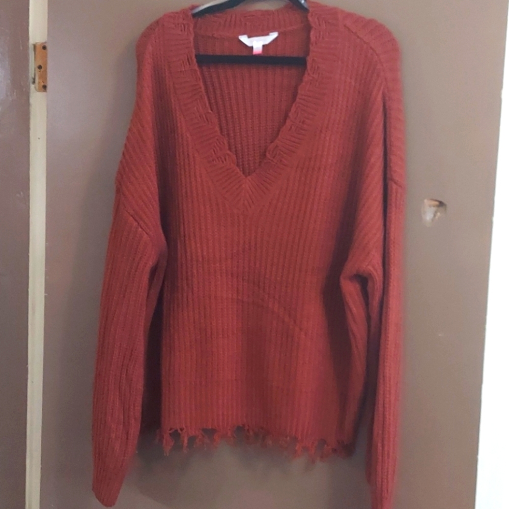 Rust sweater